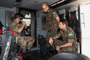 Una delegazione dell'esercito brasiliano a Viterbo