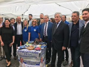 Viterbo - L'incontro "Più Viterbo, più Europa" con Giovanni Arena e Antonio Tajani