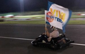 Filippo Rossi all'evento al kartodromo