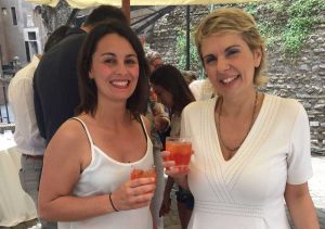 Martina Tosoni alla presentazione dell'iniziativa a Castel Sant'Angelo