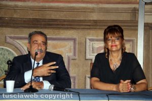 Silvia Somigli e il segretario nazionale Uil scuola Pino Turi