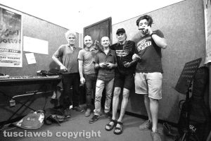 Leo, Peter, Luca, Marco e Antonello con Leno Landini