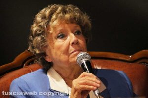 Viterbo - Dacia Maraini alla Galleria del teatro Caffeina