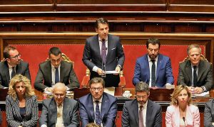 Giuseppe Conte al senato
