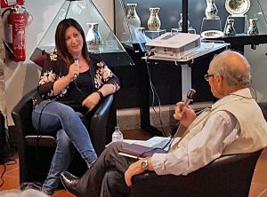 Viterbo -L'inaugurazione di “Suggestioni in Luce”