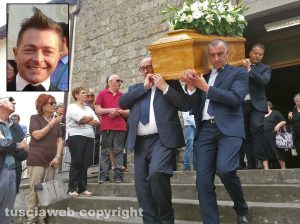 Viterbo - I funerali di Sergio Milioni