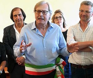 Il sindaco di Sutri, Vittorio Sgarbi
