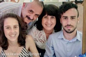 Vitorchiano - Simona Virdieri e la sua famiglia