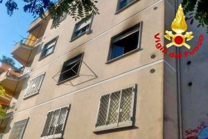 Roma - Appartamento a fuoco Roma - Appartamento a fuoco