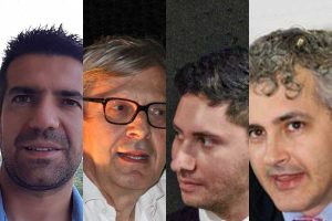 Politica - Da sinistra: Gregori, Sgarbi, Bigiotti e Grattarola