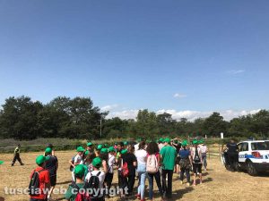 Tuscania - La passeggiata nel bosco degli alunni