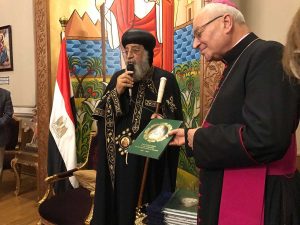 Il Cairo - Fumagalli incontra papa Tawrodos II