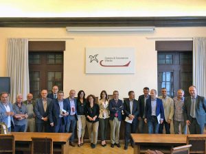 Viterbo - Gli assessori regionali Di Berardino e Manzella alla camera di commercio