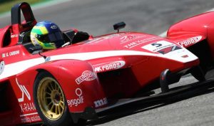 Gianluca Carboni a bordo della Wolf GB08 Thunder