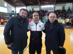 L'assessore Manzi e il sindaco Paolini agli Inclusive games