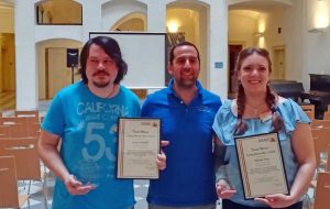 La premiazione del Dniel Mareci young researcher award