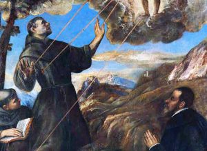 San Francesco riceve le stigmate di Tiziano