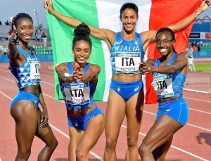 Giochi del Mediterraneo - Libania Grenot, Mariabenedicta Chigbolu, Ayomide Folorunso, Raphaela Lukudo