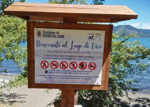 Ronciglione - Lago di Vico - La nuova segnaletica