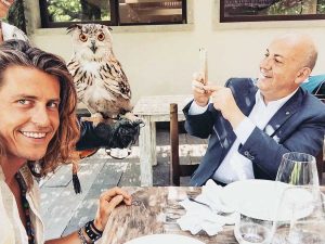 Viterbo - Alberto Mezzetti con il prefetto Giovanni Bruno