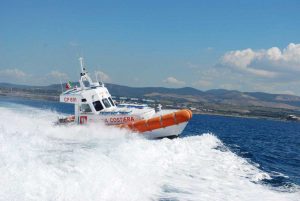 La guardia costiera in azione