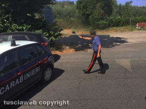Vetralla - Cassia sud - L'intervento dei carabinieri - Foto di repertorio