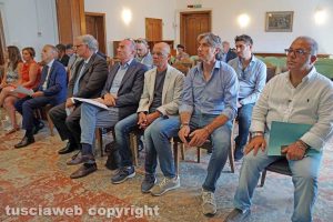 Viterbo - La firma del protocollo sulla legalità autostrada Tarquinia-Civitavecchia