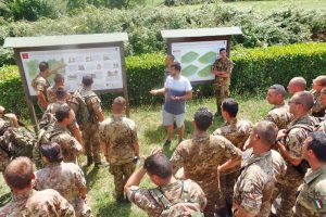 Tuoro sul Trasimeno - Gli allievi marescialli sui luoghi della battaglia del Trasimeno