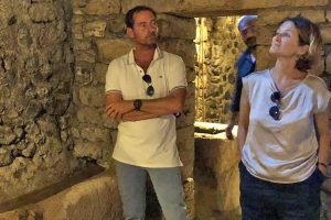 Montalto di Castro - Lorenza Bonaccorsi in visita al parco di Vulci