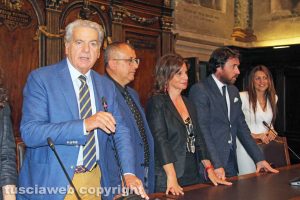 Giovanni Arena, Enrico Maria Contardo, Laura Allegrini, Marco De Carolis e Alessia Mancini