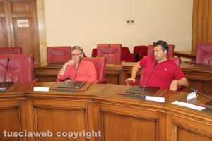 Viterbo - Consiglio provinciale - Francesco Serra e Maurizio Palozzi