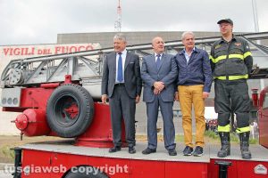 Viterbo - Nuova caserma vigili del fuoco - Umberto Fusco, Giovanni Bruno, Giovanni Arena e Giuseppe Paduano