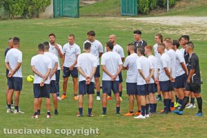 Sport - Calcio - Viterbese - L'allenamento a Chianciano Terme