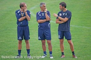 Sport - Calcio - Viterbese - Da sinistra: Antonio Niccolai, Giovanni Lopez e Paolo Gobattoni