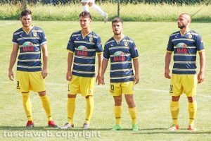 Sport - Calcio - Viterbese - Da sinistra: De Vito, Damiani, Cenciarelli e Roberti