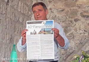 Montefiascone - Presentazione della 60esima fiera del vino - L'assessore Massimo Ceccarelli