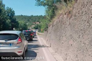 Vetralla - Rallentamenti sull'Aurelia bis