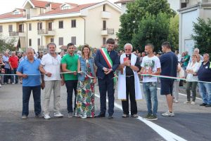 Bassano in Teverina - L'inaugurazione del nuovo marciapiede