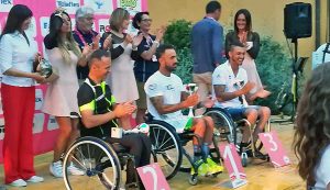 Sport - Handbike - Giro d'Italia - Christian Giagnoni vince la tappa di Prato