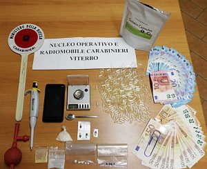 Viterbo - Carabinieri - Norm - Laboratorio di metanfetamine in casa