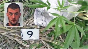 Operazione antidroga Giardini Segreti - Nel riquadro: Emanuele Mancuso
