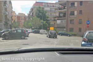 Viterbo - Sosta selvaggia a via Monte Nevoso