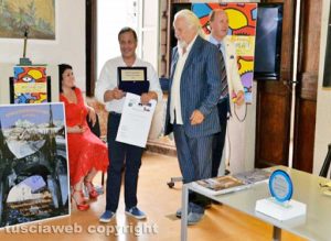 Spoleto - Premiazione dell’artista viterbese Evandro Muti