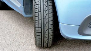 Lo pneumatico di un'auto