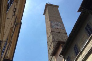 Viterbo - L'orologio della torre comunale
