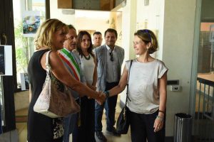 Montalto - L'assessore regionale Lorenza Bonaccorsi in visita a Vulci