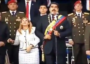 Caracas - Il discorso di Maduro interrotto dalle esplosioni