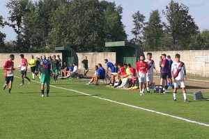 Sport - Calcio - Flaminia - I rossoblù in campo