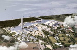 Montalto di Castro - Il rendering del progetto dello studio Amati