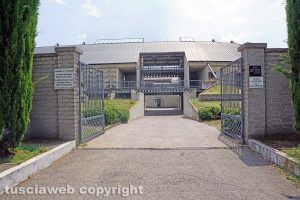 Viterbo - L'ingresso del cimitero